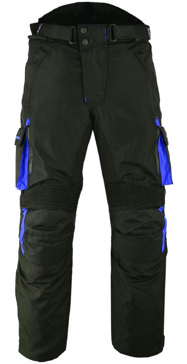 PANTALON DE MOTO IMPERMEABLE, CORTAVIENTO Y PROTECCIONES CE