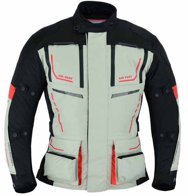 CHAQUETA DE MOTO CUATRO ESTACIONES ( 4SEASON ) TRICAPA TIPO 3/4