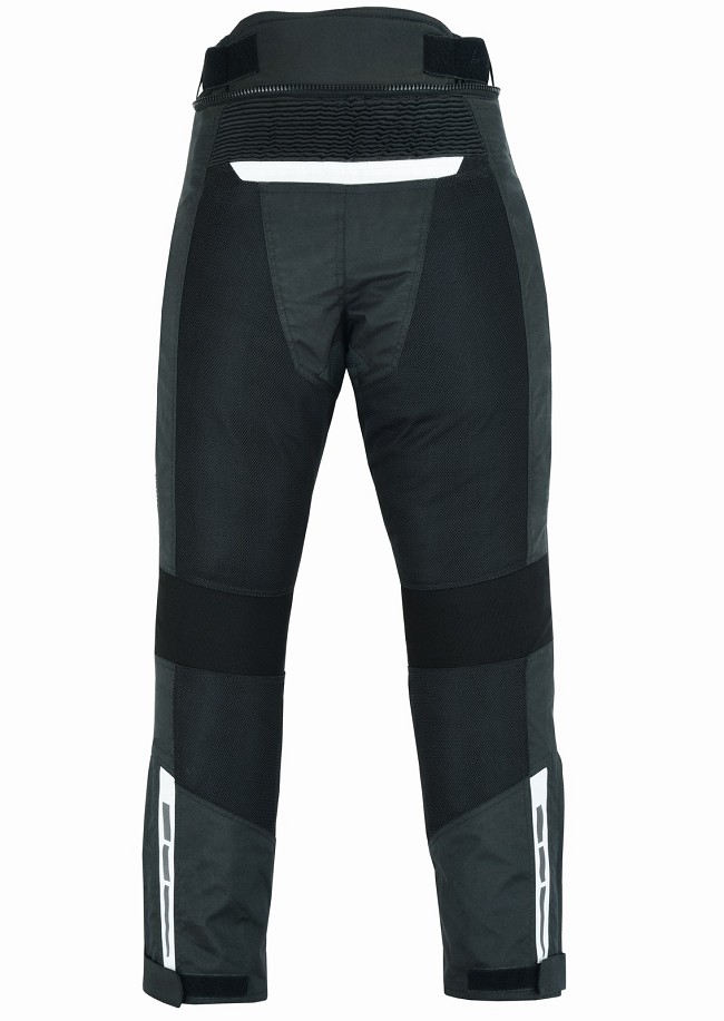 PANTALON DE MOTO PERFORADO DE VERANO UNISEX CON FORRO IMPERMEABLE EXTRAIBLE  Y PROTECCIONES CE