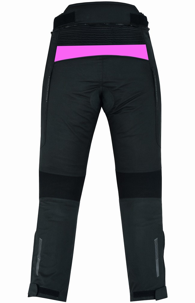 PANTALON DE MOTO MUJER CUATRO ESTACIONES 4SEASON, TRICAPA IMPERMEABLE Y  TRANSPIRABLE