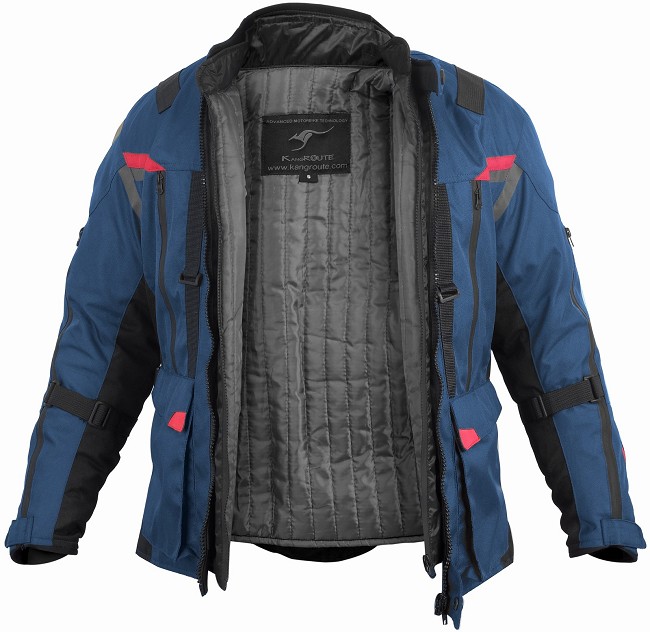 CHAQUETA 3/4 UNISEX DE MOTO EN TEXTIL, IMPERMEABLE, TRANSPIRABLE Y TÉRMICO CON PROTECCIONES C.E. CHAQUETA 3/4 UNISEX DE MOTO EN TEXTIL, IMPERMEABLE, TRANSPIRABLE Y TÉRMICO CON PROTECCIONES C.E.