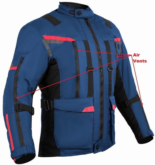 CHAQUETA 3/4 UNISEX DE MOTO EN TEXTIL, IMPERMEABLE, TRANSPIRABLE Y TÉRMICO CON PROTECCIONES C.E. CHAQUETA 3/4 UNISEX DE MOTO EN TEXTIL, IMPERMEABLE, TRANSPIRABLE Y TÉRMICO CON PROTECCIONES C.E.