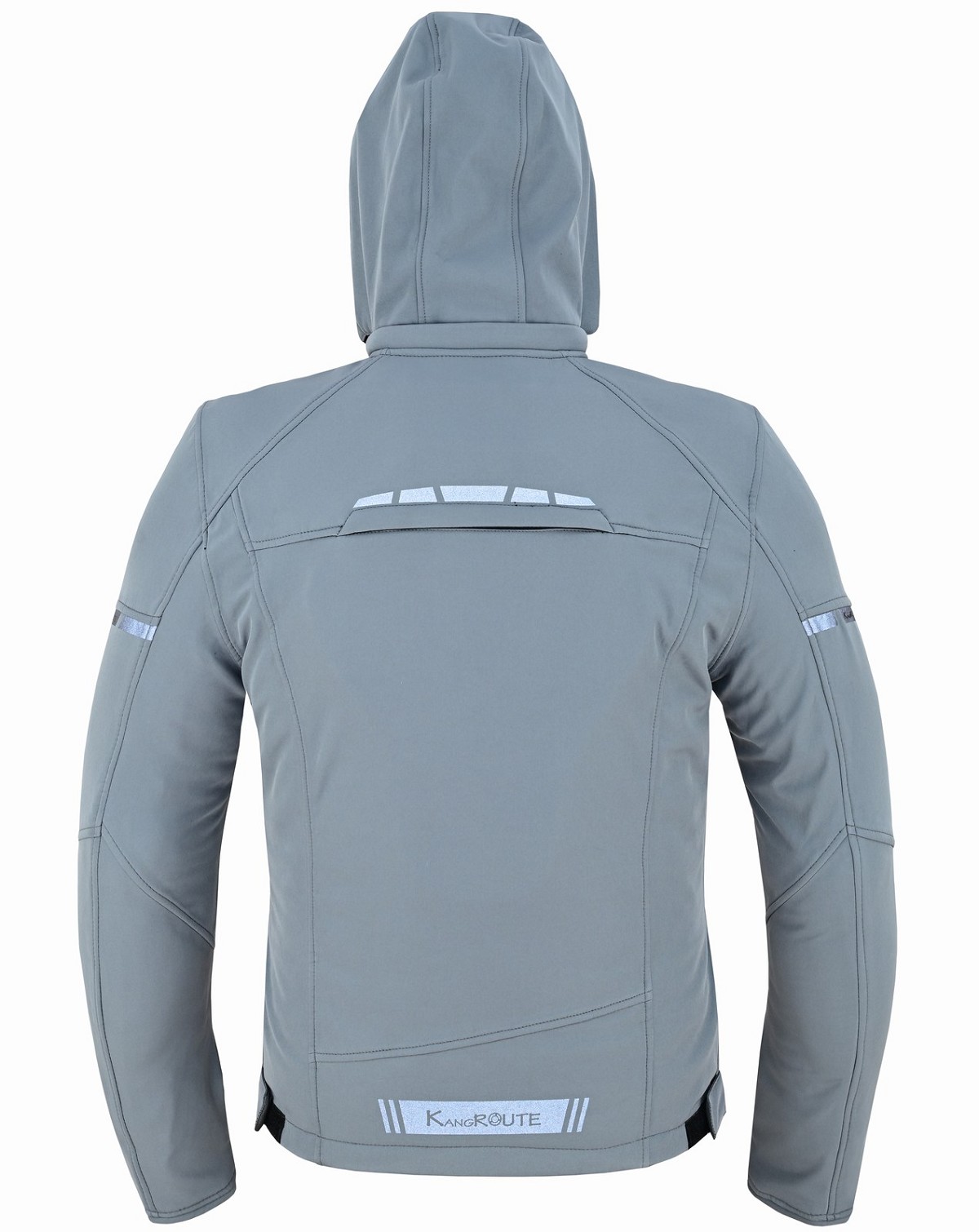 CHAQUETA DE MOTO UNISEX EN TEJIDO SOFTSHELL, NEOPRENO IMPERMEABLE, TÉRMICO Y PROTECTORES C.E.