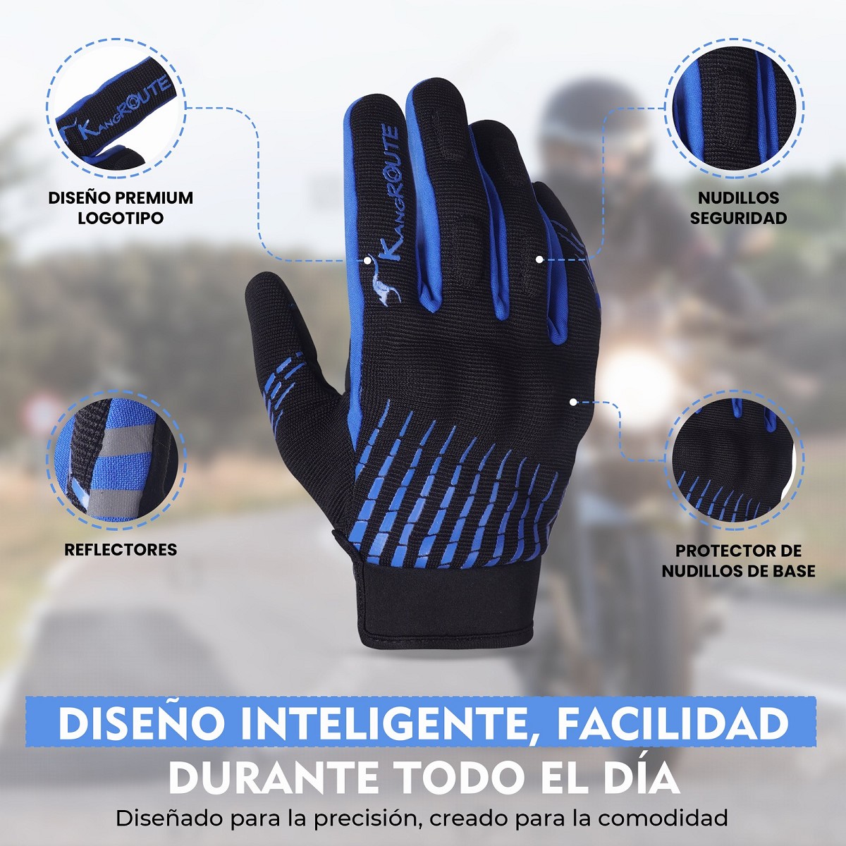 GUANTES DE MOTO LIGEROS CONFECCIONADOS EN TEJIDO TRANSPIRABLE Y RESISTENTE CON PROTECCIONES PARA VERANO GUANTES DE MOTO LIGEROS CONFECCIONADOS EN TEJIDO TRANSPIRABLE Y RESISTENTE CON PROTECCIONES PARA VERANO
