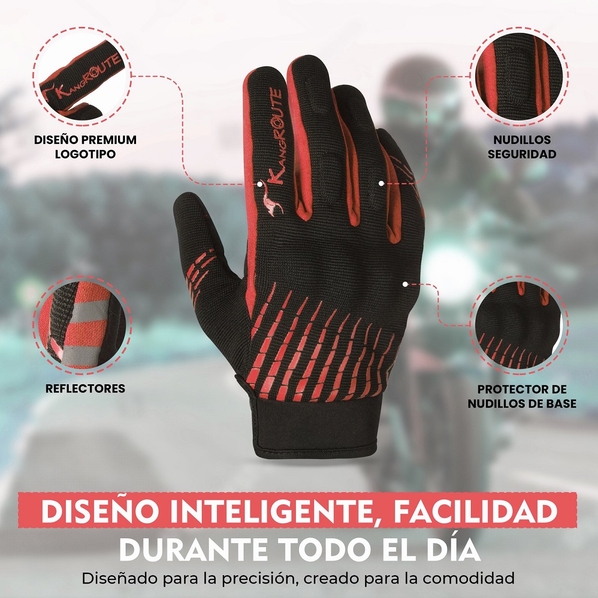 GUANTES DE MOTO LIGEROS CONFECCIONADOS EN TEJIDO ELASTICO, TRANSPIRABLE Y RESISTENTE CON PROTECCIONES PARA VERANO GUANTES DE MOTO LIGEROS CONFECCIONADOS EN TEJIDO ELASTICO, TRANSPIRABLE Y RESISTENTE CON PROTECCIONES PARA VERANO