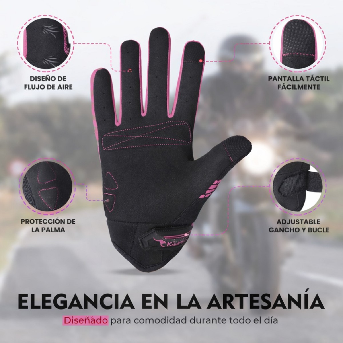 GUANTES DE MOTO LIGEROS CONFECCIONADOS EN TEJIDO ELASTICO, TRANSPIRABLE Y RESISTENTE CON PROTECCIONES PARA VERANO GUANTES DE MOTO LIGEROS CONFECCIONADOS EN TEJIDO ELASTICO, TRANSPIRABLE Y RESISTENTE CON PROTECCIONES PARA VERANO