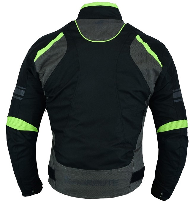 CHAQUETA DE MOTO UNISEX EN TEXTIL IMPERMEABLE, TÉRMICO CON PROTECCIONES C.E.