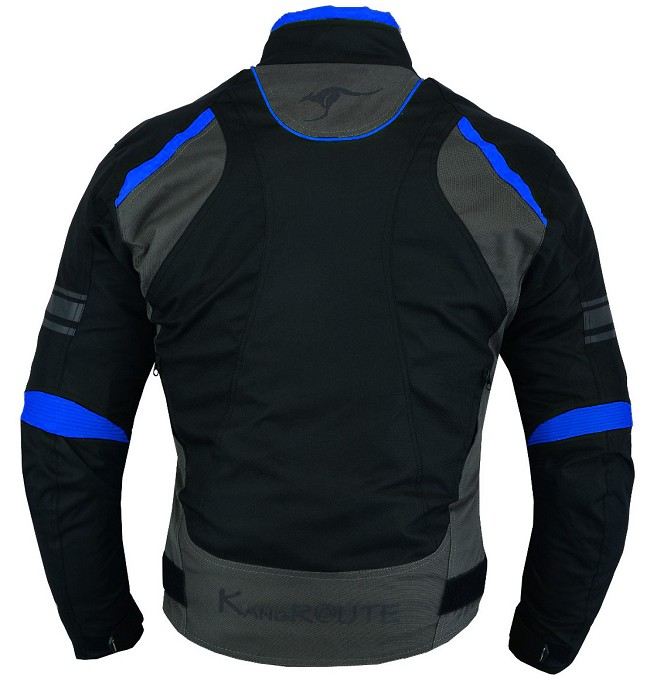 CHAQUETA DE MOTO UNISEX EN TEXTIL IMPERMEABLE, TÉRMICO CON PROTECCIONES C.E.