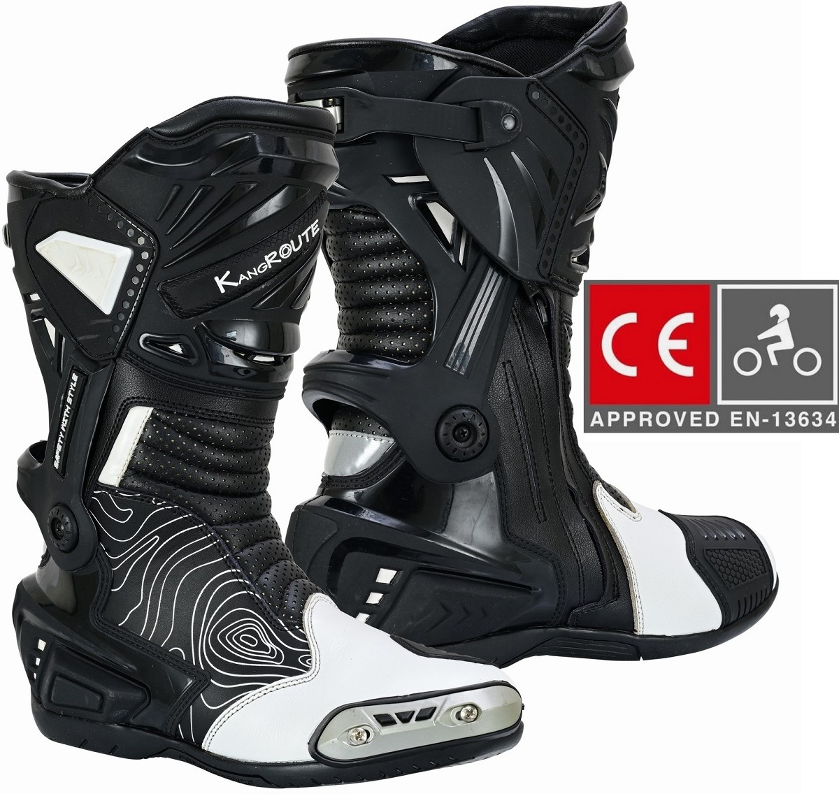 BOTAS DE MOTO DEPORTIVAS DE ALTOS NIVELES DE COMPETICIÓN MOTOGP Y SBK CE-CAT II Y EPI EN:13634 APROBADAS
