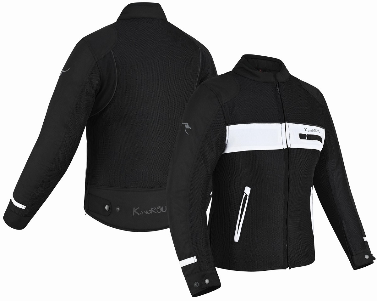 CHAQUETA DE VERANO PARA MUJER, PERFORADA, CON PROTECCIONES CE Y FORRO IMPERMEABLE DESMONTABLE. CERTIFICADA CE CLASE AA. CHAQUETA DE VERANO PARA MUJER, PERFORADA, CON PROTECCIONES CE Y FORRO IMPERMEABLE DESMONTABLE. CERTIFICADA CE CLASE AA.