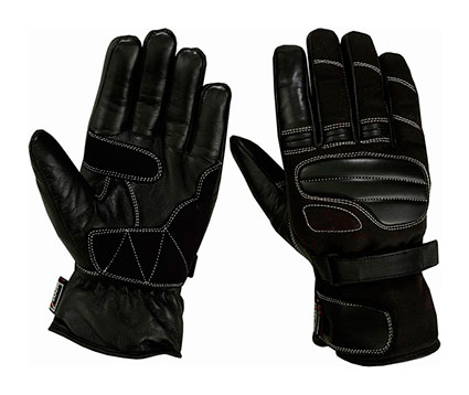 GUANTES DE PIEL Y CORDURA CON PROTECCIONES Y IMPERMEABLES