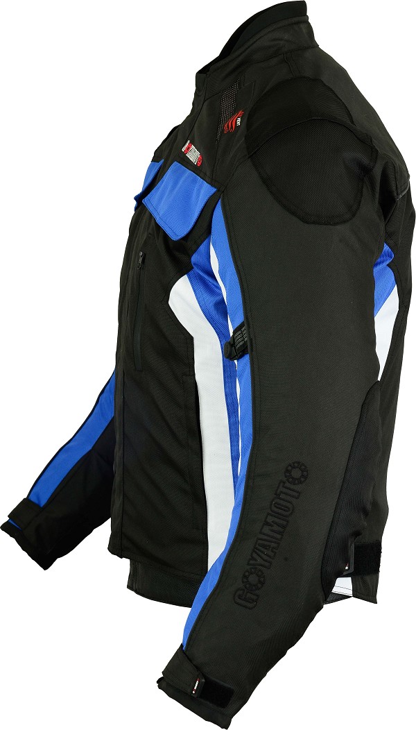 Chaqueta De Moto Jet Motorcycle Impermeable - Negro, Talla S, Cordura 600D, Forro Extraíble, Cremalleras YKK