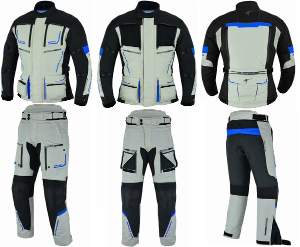 TRAJE DE MOTO 4 ESTACIONES DE DOS PIEZAS, CHAQUETA Y PANTALÓN TRICAPA