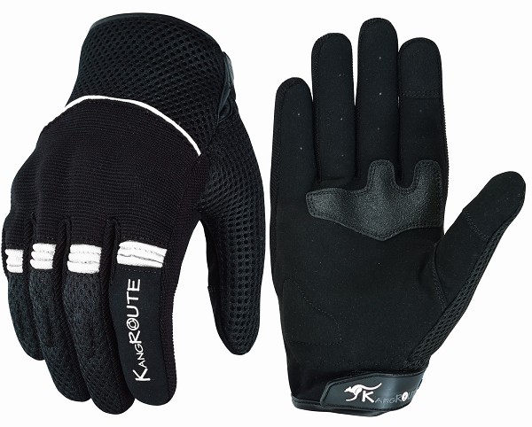 GUANTES DE MOTO EN MALLA PARA VERANO CON PROTECCIONES