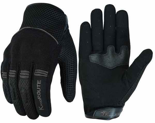 GUANTES DE MOTO PARA VERANO CONFECCIONADOS EN TEJIDO ELASTICO Y  PROTECCIONES BLANDOS