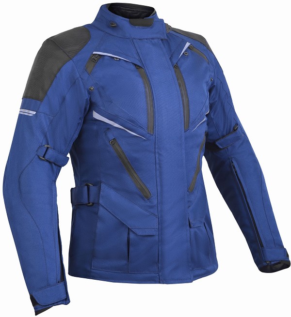 CHAQUETA MUJER 3/4 DE MOTO EN TEXTIL 100% IMPERMEABLE, TRANSPIRABLE, TÉRMICO Y PROTECCIONES C.E.