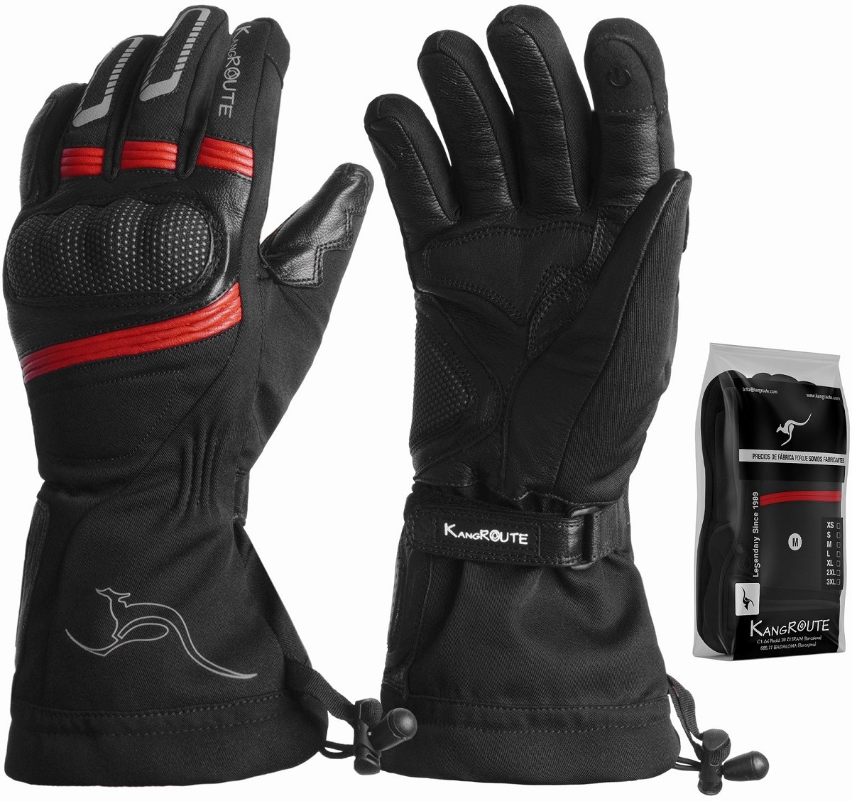 GUANTES DE MOTO INVERNALES, LARGOS, T&Eacute;RMICOS Y IMPERMEABLES