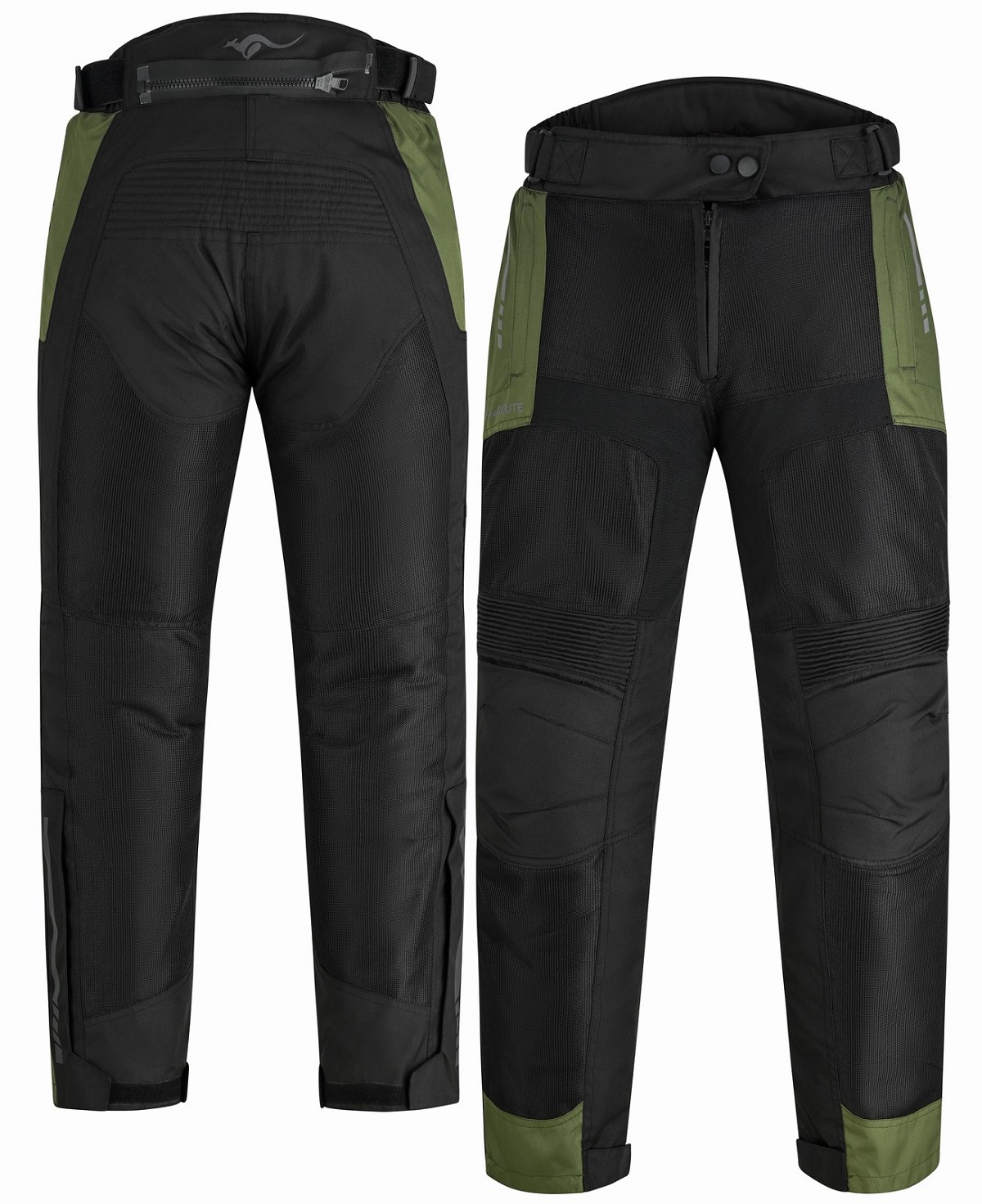 PANTALON DE MOTO PERFORADO DE VERANO PARA MUJER, CON FORRO IMPERMEABLE EXTRAIBLE Y PROTECCIONES CE