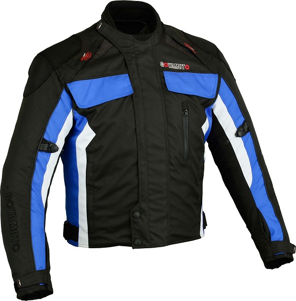 CHAQUETA DE MOTO EN CORDURA UNISEX IMPERMEABL, FORRO EXTRAIBLE