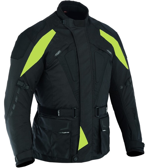 VESTE (BLOUSON) MOTEUR EN CORDURA TYPE 3/4 AVEC PROTECTIONS ET IMPERMÉABLES