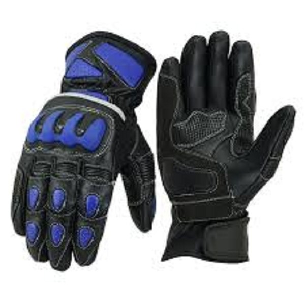 GUANTES DE CUERO ANILINA CON PROTECCIONES TPU DE MOTO