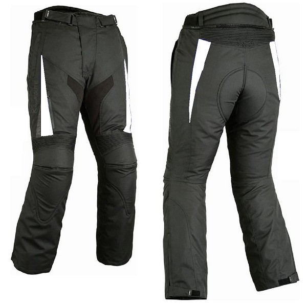 PANTALON DE CORDURA IMPERMEABLE CON PROTECCIONES