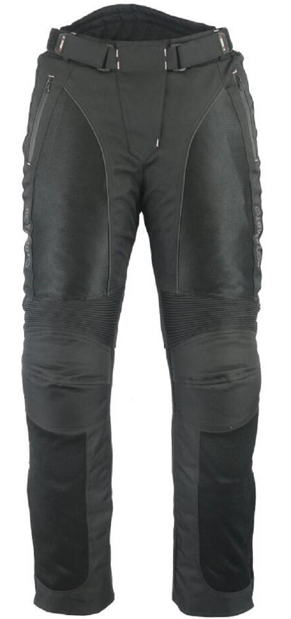 PANTALÓN DE MOTO PERFORADO DE VERANO EN CORDURA Y MALLA PARA MUJER