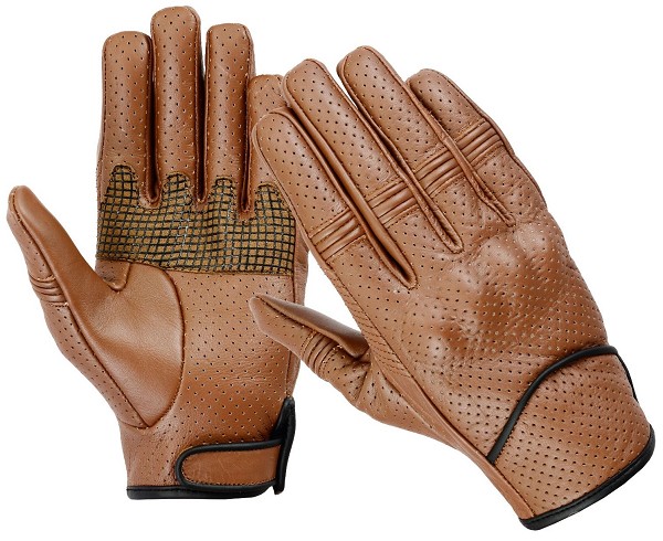 GUANTES DE PIEL VACUNO CON PROTECCIONES Y PERFORADOS