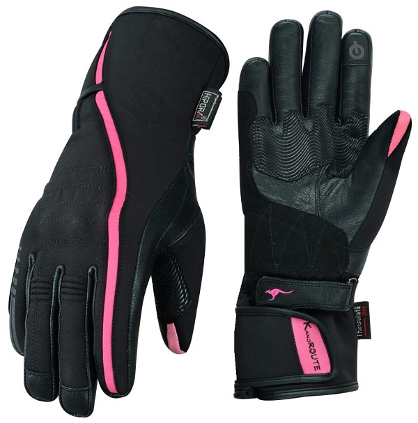 Guantes de moto para Mujer Amy On board. Guantes Invierno Impermeables