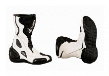 BOTAS DE MOTO EN CUERO CON PROTECCIONES Y IMPERMEABLES