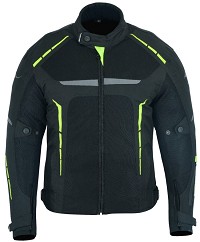 CHAQUETA DE VERANO PARA MOTORISTAS, CE PROTECCIONES CON FORRO IMPERMEABLE Y EXTRAIBLE