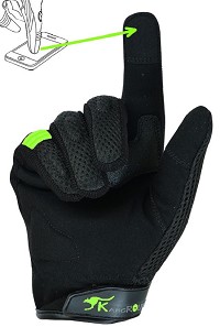 GUANTES DE MOTO EN MALLA PARA VERANO CON PROTECCIONES