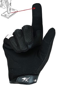 GUANTES DE MOTO EN MALLA PARA VERANO CON PROTECCIONES
