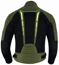 CHAQUETA DE MOTO PERFORADO DE VERANO, FORRO IMPERMEABLE EXTRAIBLE Y PROTECCIONES CE- UNISEX