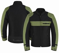 CHAQUETA DE VERANO PARA MUJER, PERFORADA, CON PROTECCIONES CE Y FORRO IMPERMEABLE DESMONTABLE. CERTIFICADA CE CLASE AA.
