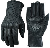 GUANTES DE VERANO PERFORADOS EN PIEL ANILINA CON PROTECCIONES