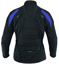 CHAQUETA DE MOTO 3/4 EN CORDURA, PROTECTORES C.E, IMPERMEABLE, UNISEX