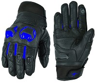 GUANTES DE MOTO EN PIEL ANILINA CON PROTECCIONES TPU