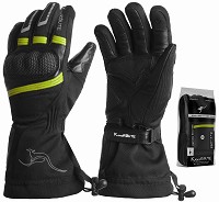 GUANTES DE MOTO INVERNALES DE PUÑO LARGO CON MEMBRANA IMPERMEABLE Y TÉRMICOS.