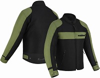 CHAQUETA DE VERANO PARA MUJER, PERFORADA, CON PROTECCIONES CE Y FORRO IMPERMEABLE DESMONTABLE. CERTIFICADA CE CLASE AA.