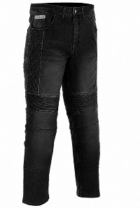 PANTALÓN VAQUERO UNISEX DE KEVLAR (TEJANO FLEXIBLE) CON PROTECCIONES C.E. Y ZONAS ELÁSTICAS
